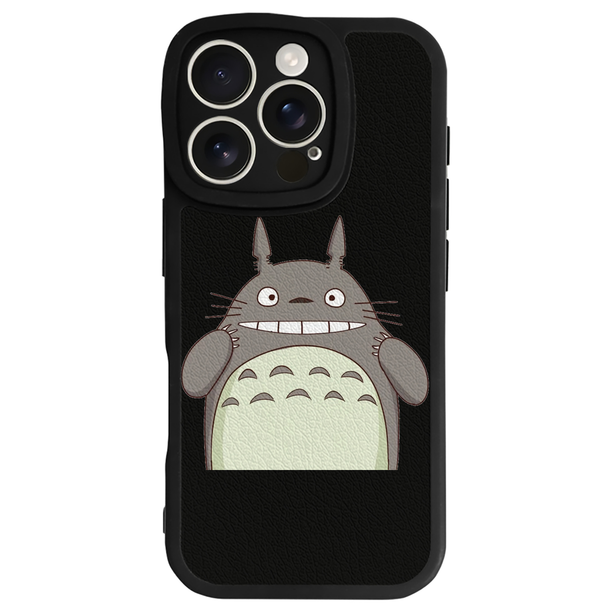 （画像用） となりのトトロ 草壁メイ 草壁サツキ My Neighbor Totoro Satsuki Kusakabe Mei Kusakabe 【iPhone 16シリーズ対応】シリコンスマホケース（レザー調） 材質：シリコン